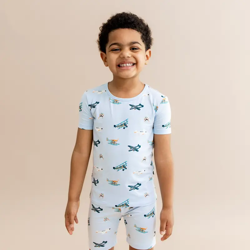 Short Sleeve Pajamas In Take Off 1