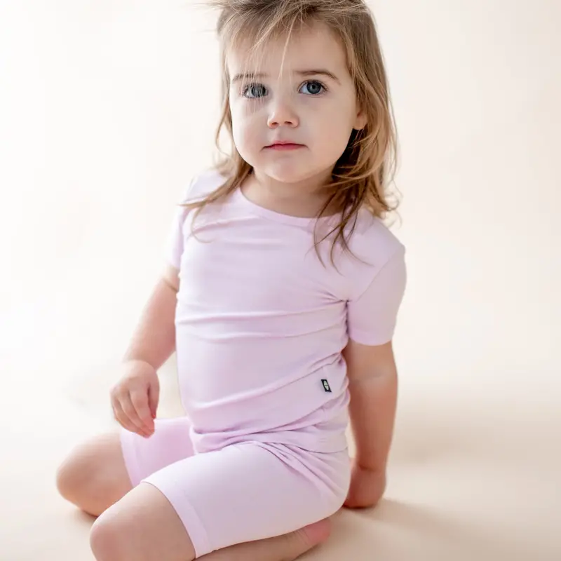 Short Sleeve Pajamas In Thistle 1