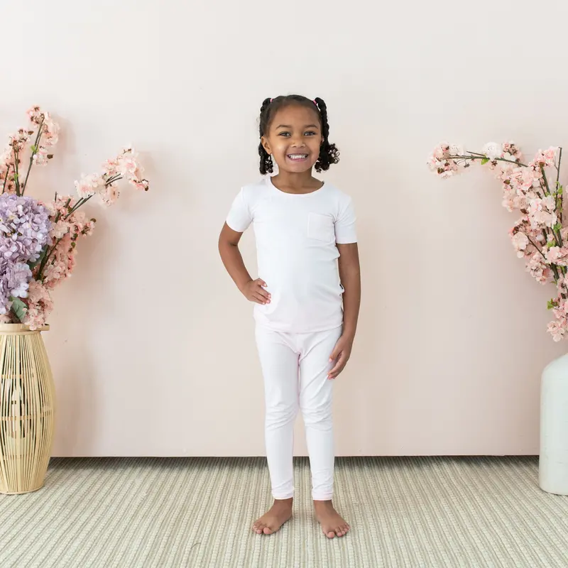 Short Sleeve With Pants Pajamas In Sakura 1