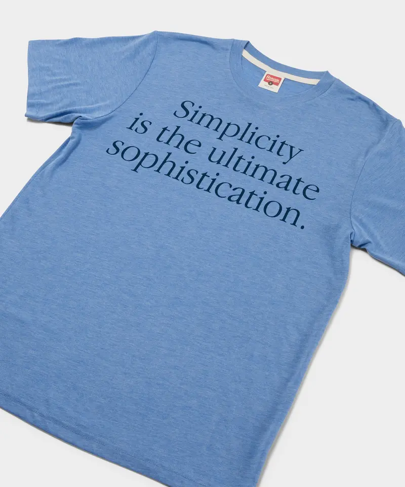 Simplicity Is The Ultimate Sophistication 2