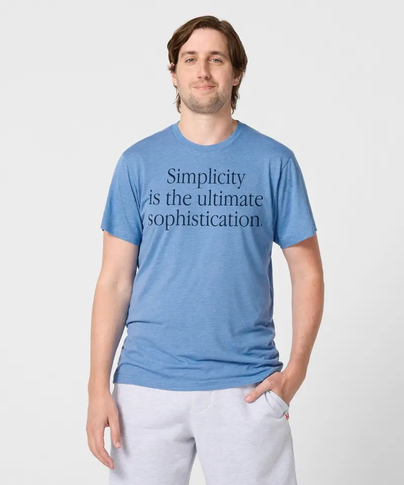 Simplicity Is The Ultimate Sophistication 3