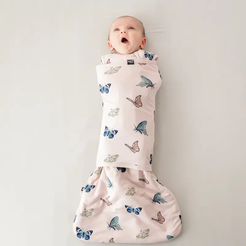 Sleep Bag Swaddler In Blush Butterfly 1.0 1