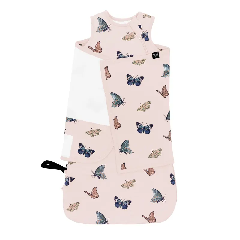 Sleep Bag Swaddler In Blush Butterfly 1.0 2