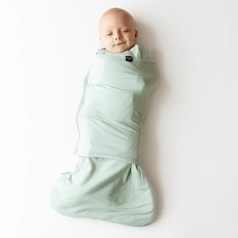 Sleep Bag Swaddler In Sage 1.0 1