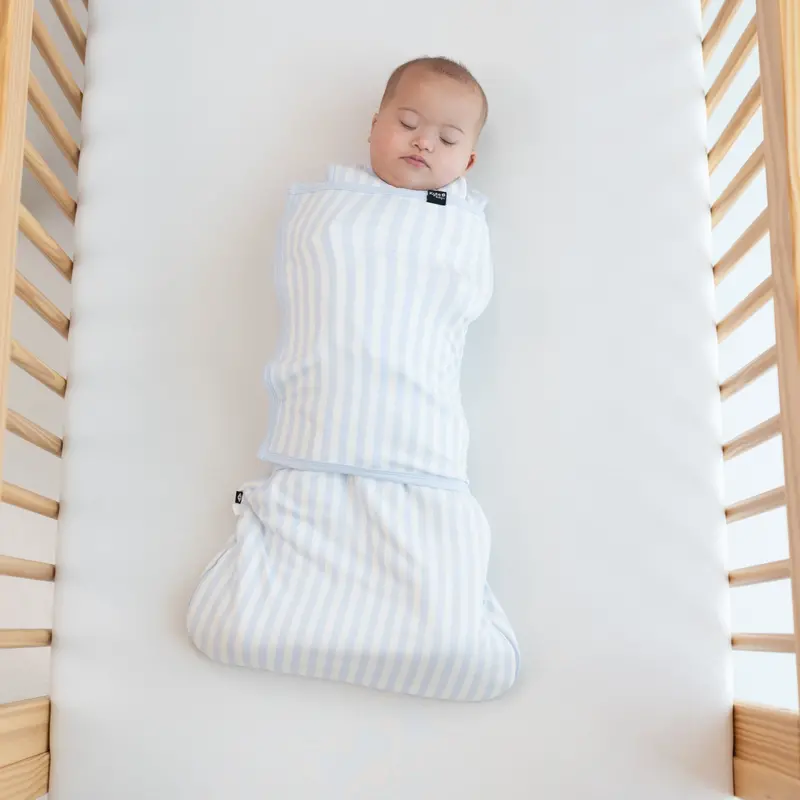 Sleep Bag Swaddler In Small Mist Stripe 1.0 1