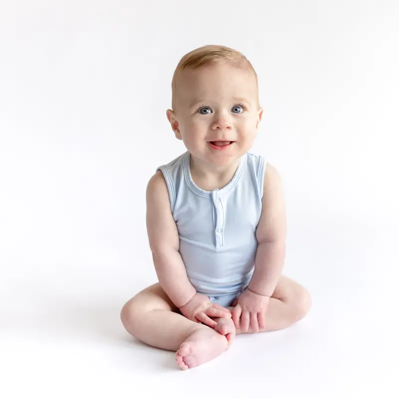 Sleeveless Bodysuit In Breeze 1