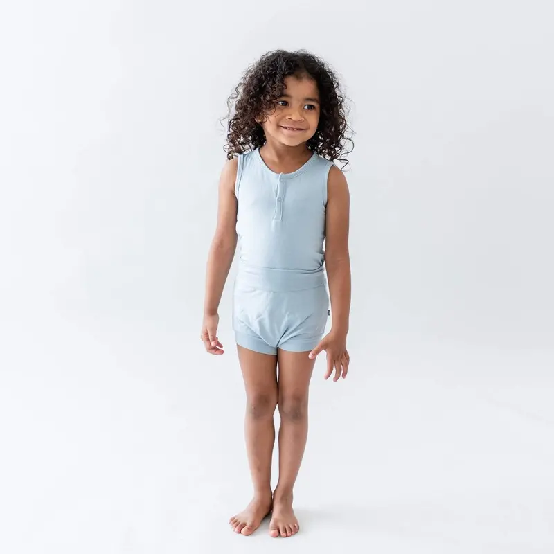 Sleeveless Bodysuit In Fog 2