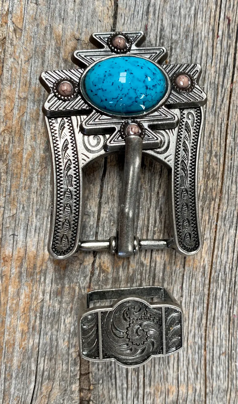 South West Turquoise Western Concho W204 5