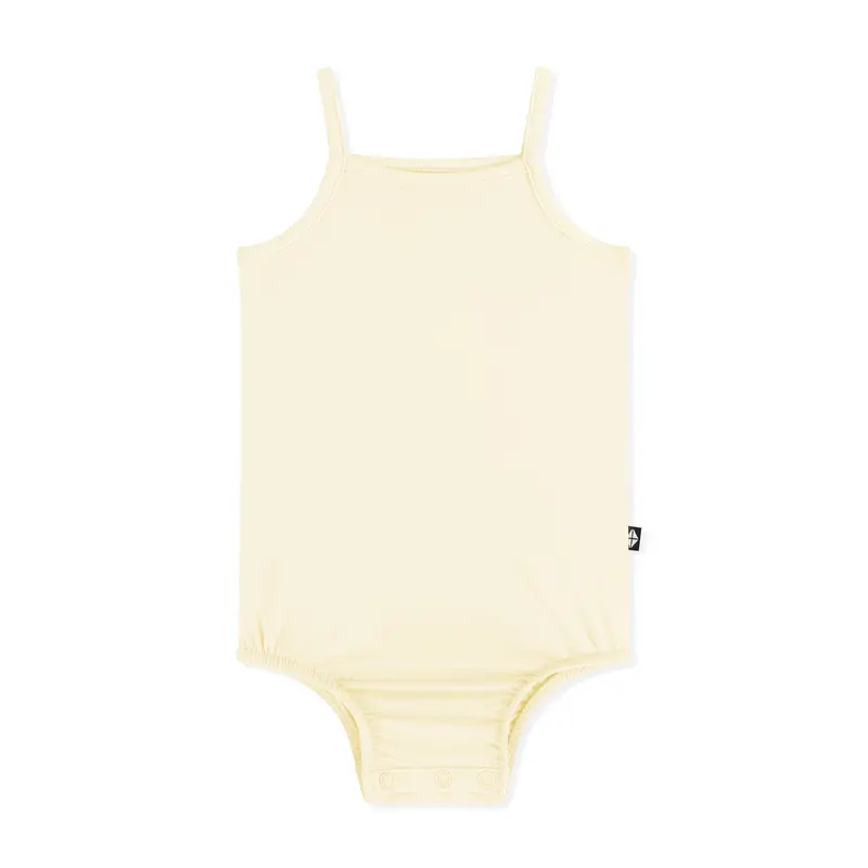 Spaghetti Strap Leotard In Chamomile 2
