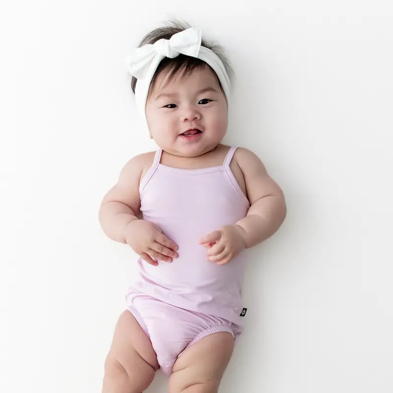 Spaghetti Strap Leotard In Thistle 1