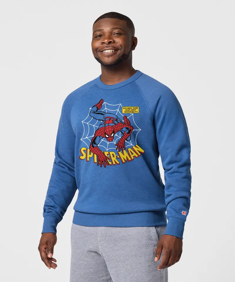 Spider-Man With Great Power Crewneck 3