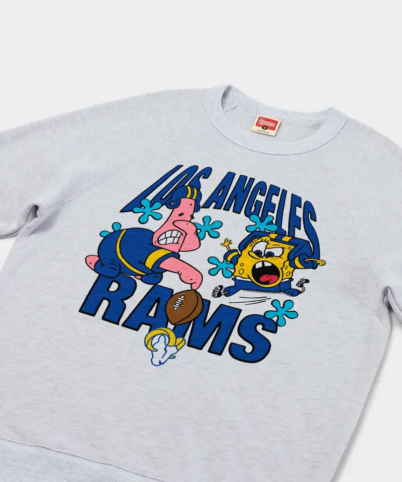 Spongebob And Patrick X La Rams Crewneck 2
