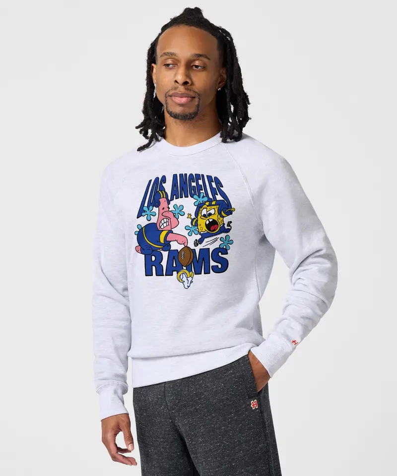 Spongebob And Patrick X La Rams Crewneck 3