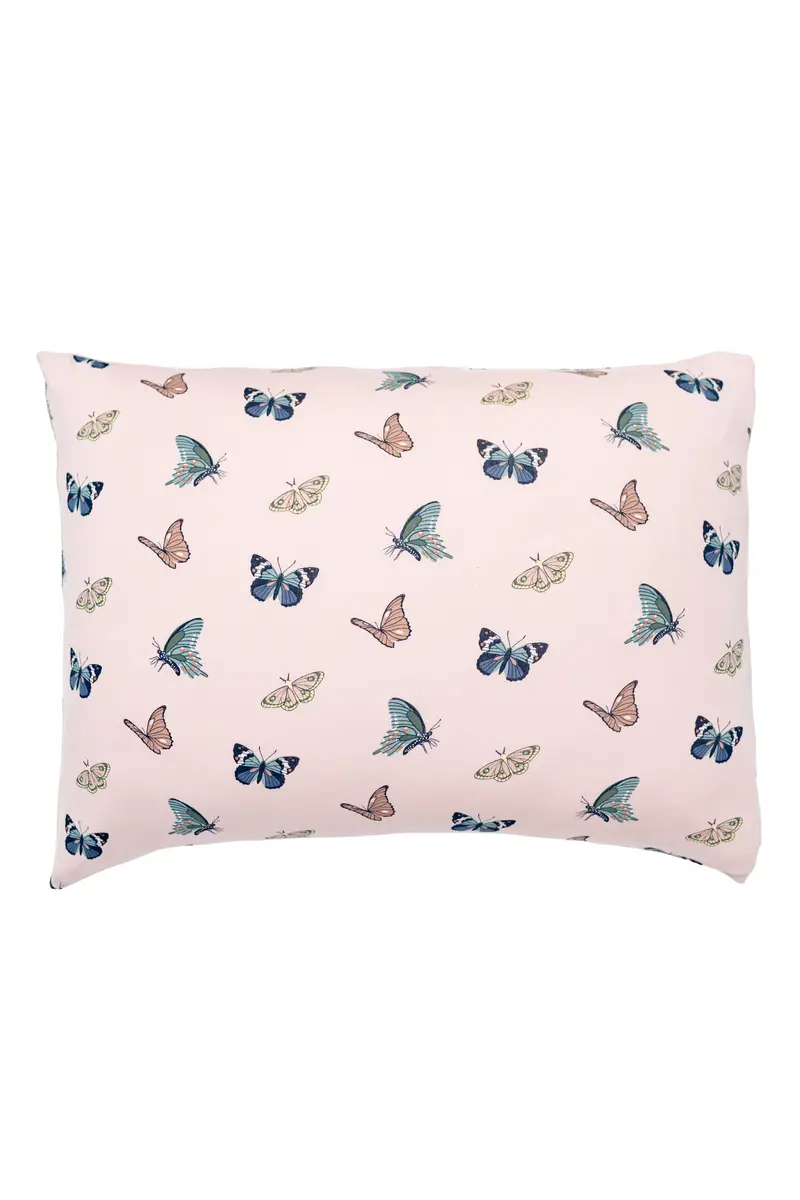 Standard Pillowcase In Blush Butterfly 1