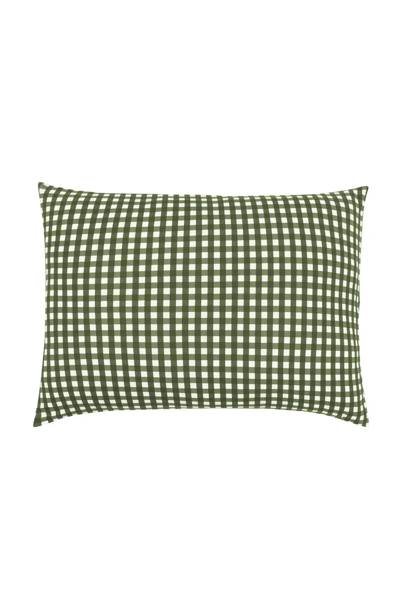 Standard Pillowcase In Gingham Fir 1