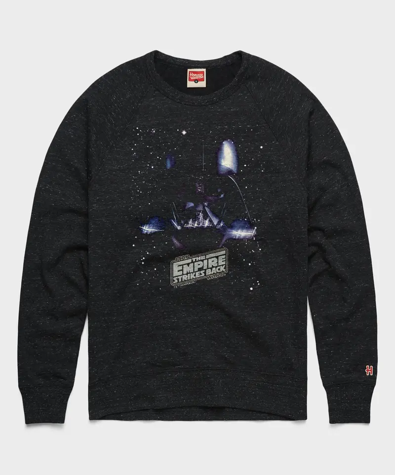 Star Wars Episode V The Empire Strikes Back Poster Crewneck 1