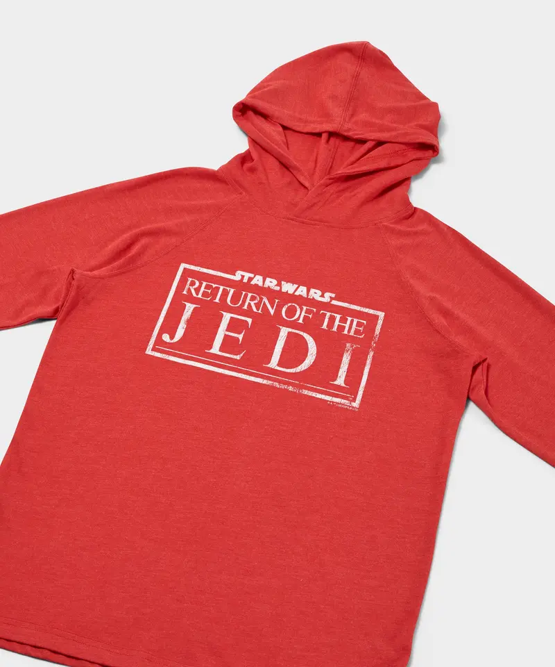 Star Wars Return Of The Jedi Logo Lightweight Hoodie 2