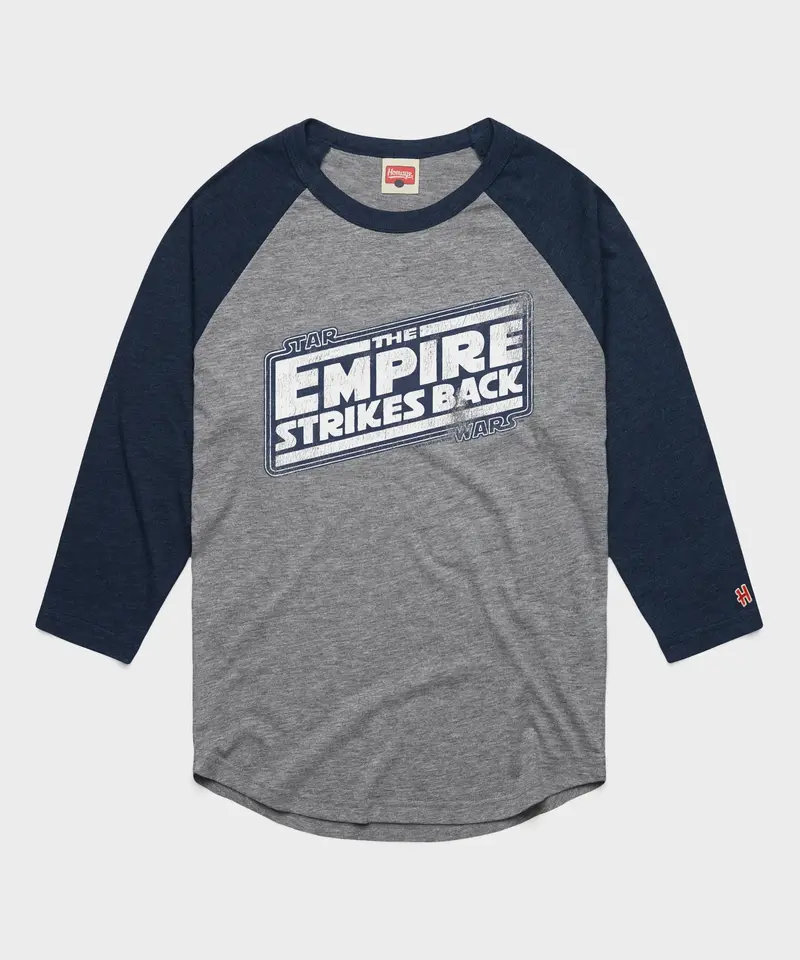 Star Wars The Empire Strikes Back Logo Raglan 1