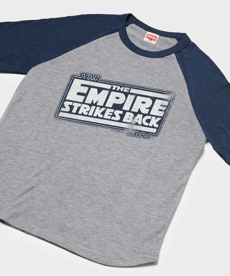 Star Wars The Empire Strikes Back Logo Raglan 2