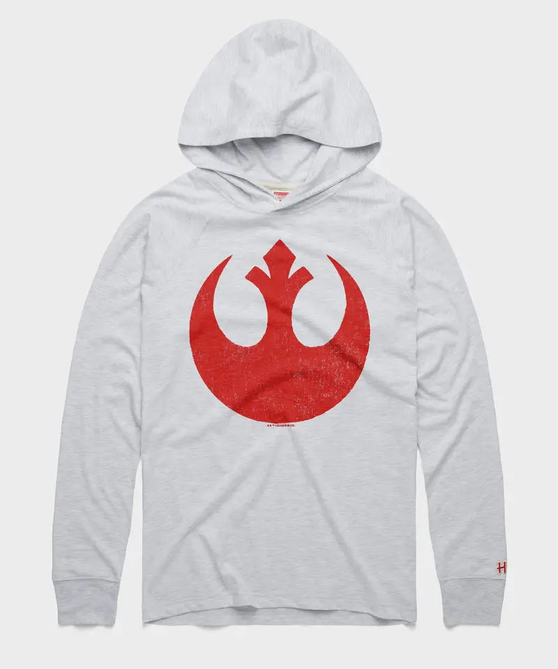 Star Wars The Rebellion Logo Lightweight Hoodie 1