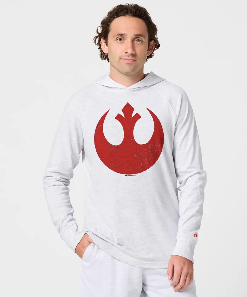 Star Wars The Rebellion Logo Lightweight Hoodie 3