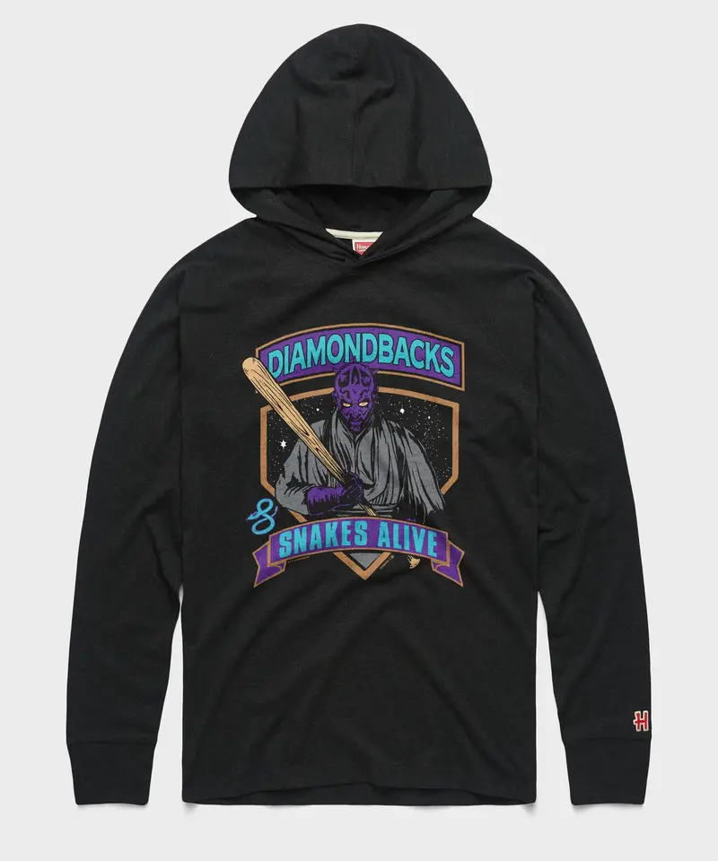 Star Wars X Arizona Diamondbacks Dark Side Lightweight Hoodie 1