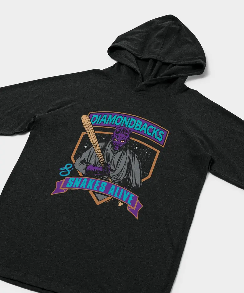 Star Wars X Arizona Diamondbacks Dark Side Lightweight Hoodie 2