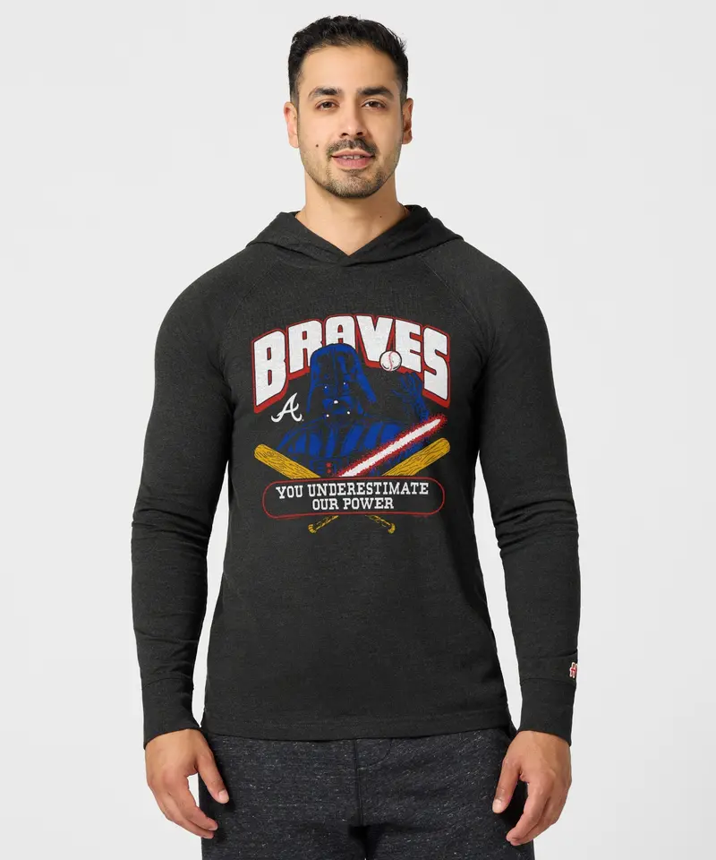 Star Wars X Atlanta Braves Dark Side Lightweight Hoodie 3