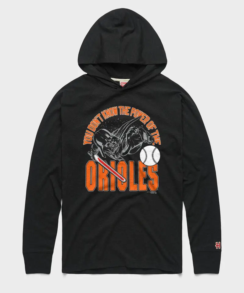 Star Wars X Baltimore Orioles Dark Side Lightweight Hoodie 1