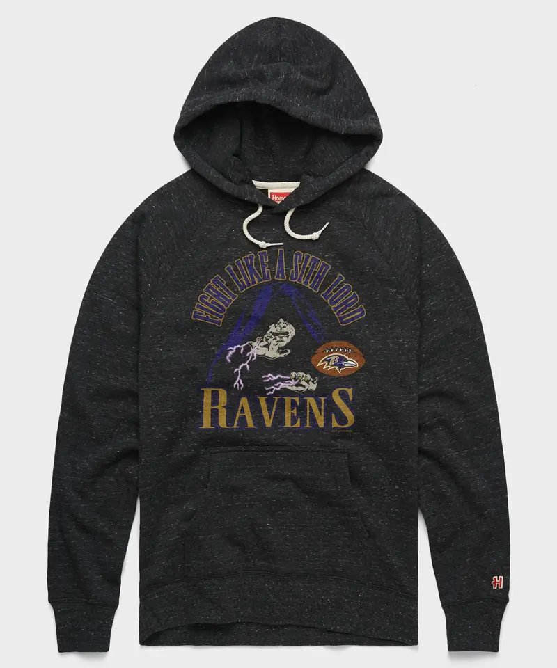 Star Wars X Baltimore Ravens Dark Side Hoodie 1