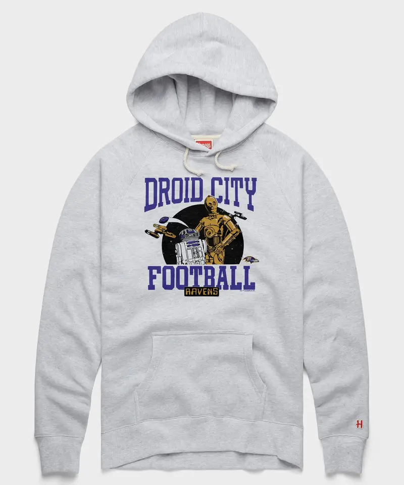 Star Wars X Baltimore Ravens Light Side Hoodie 1