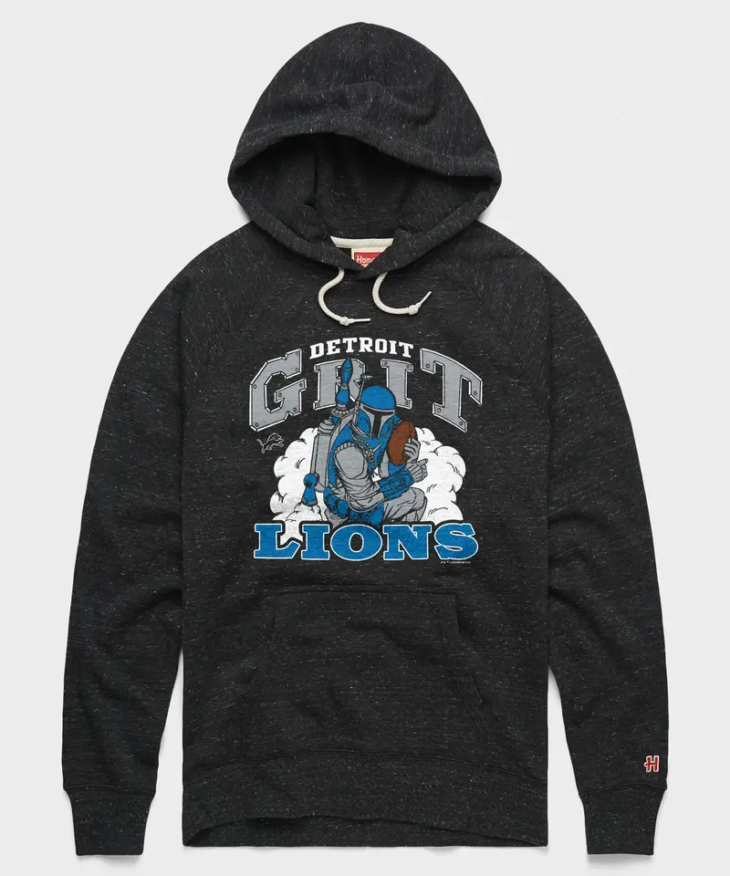 Star Wars X Detroit Lions Dark Side Hoodie 1