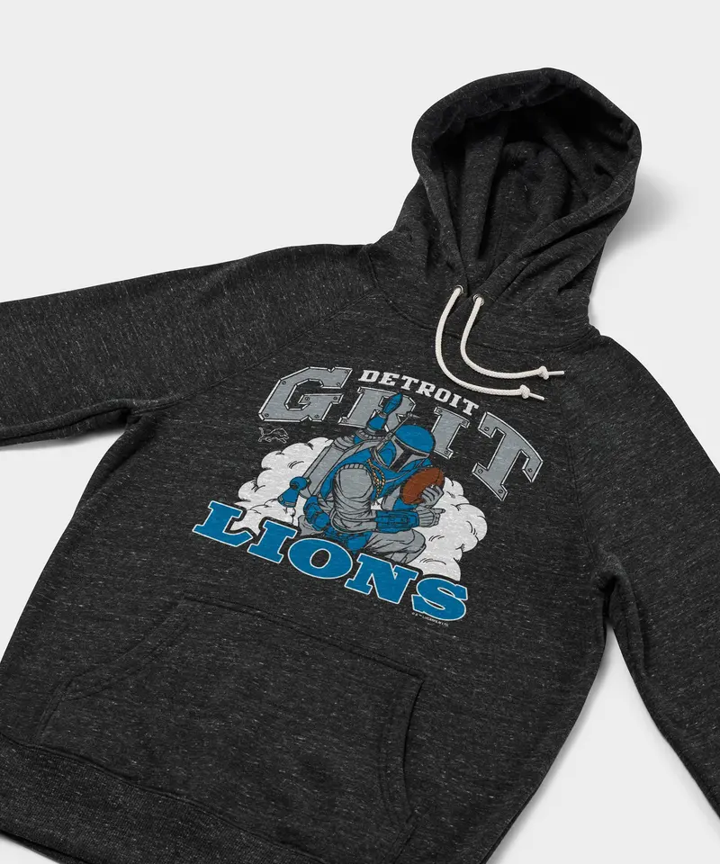 Star Wars X Detroit Lions Dark Side Hoodie 2