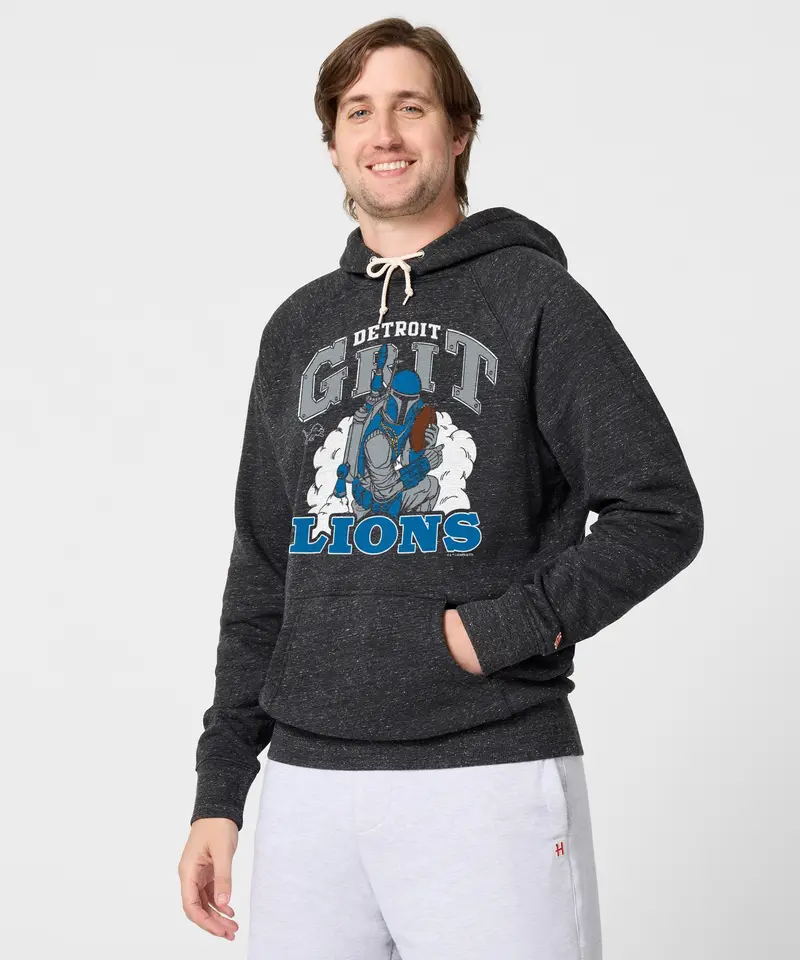 Star Wars X Detroit Lions Dark Side Hoodie 3