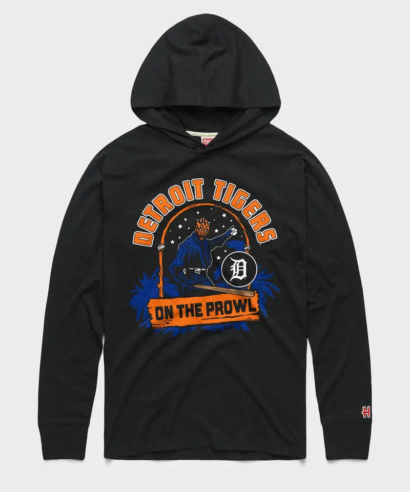 Star Wars X Detroit Tigers Dark Side Lightweight Hoodie 1