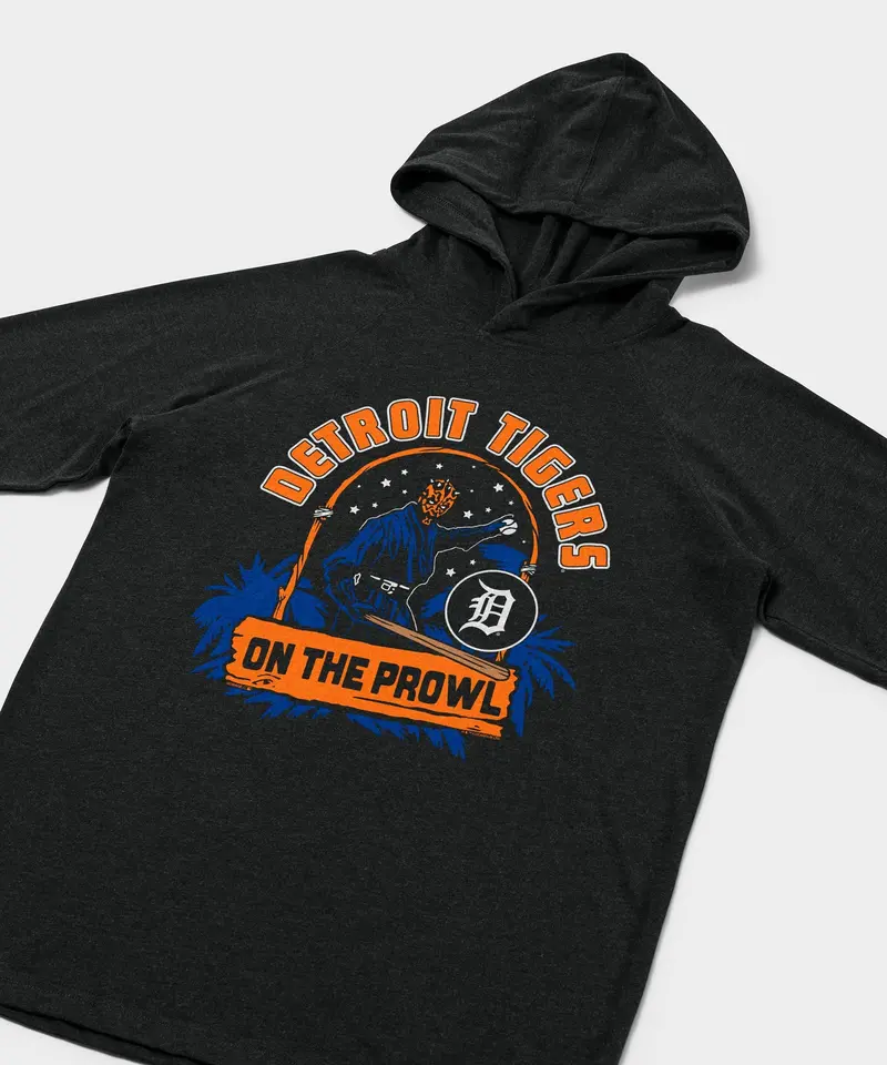 Star Wars X Detroit Tigers Dark Side Lightweight Hoodie 2