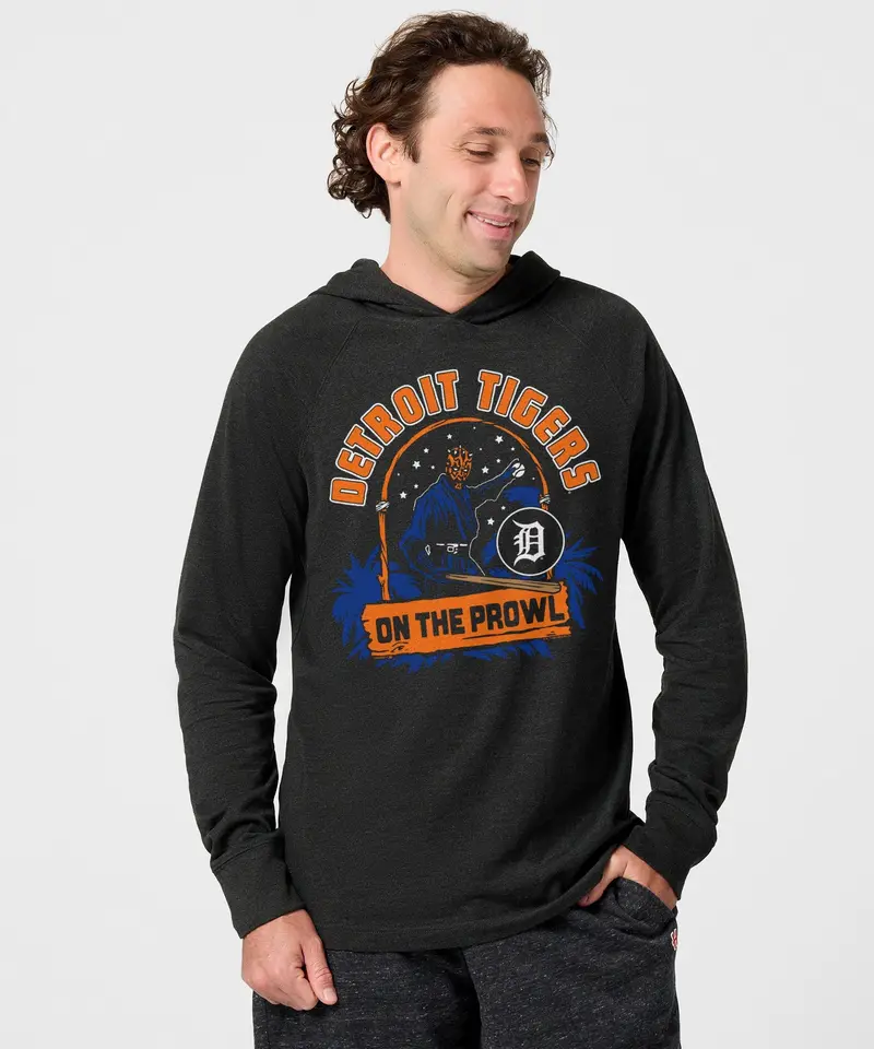 Star Wars X Detroit Tigers Dark Side Lightweight Hoodie 3