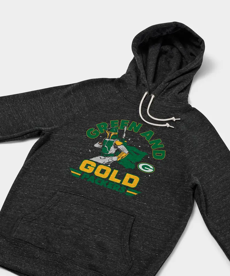 Star Wars X Green Bay Packers Dark Side Hoodie 2