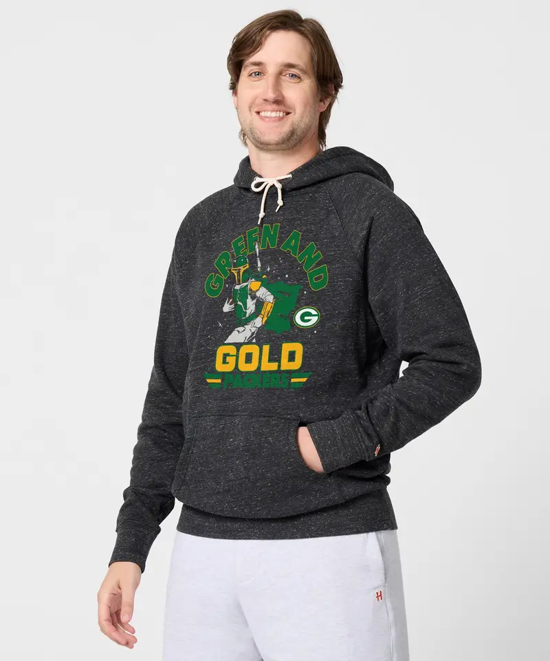 Star Wars X Green Bay Packers Dark Side Hoodie 3