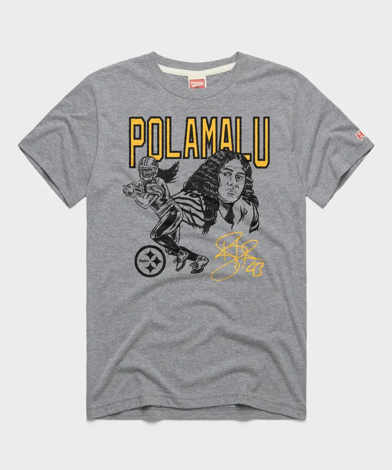 Steelers Troy Polamalu Signature 1