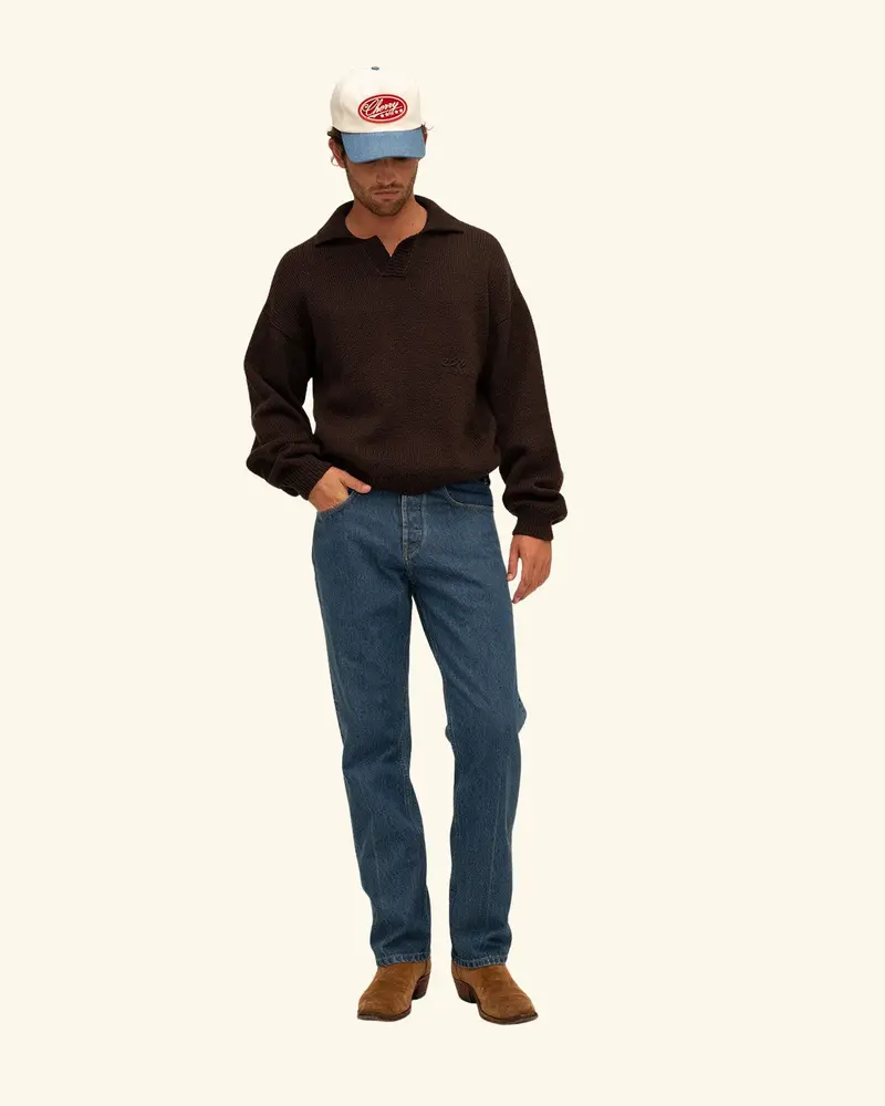 Straight 5 Pocket Jeans 2