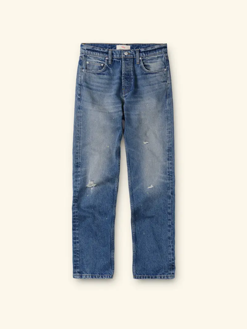 Straight 5 Pocket Jeans (Painters Wash) 1