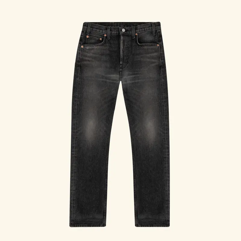 Straight Leg 5 Pocket Denim (Black) 1
