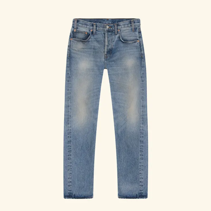 Straight Leg 5 Pocket Denim (Indigo) 1