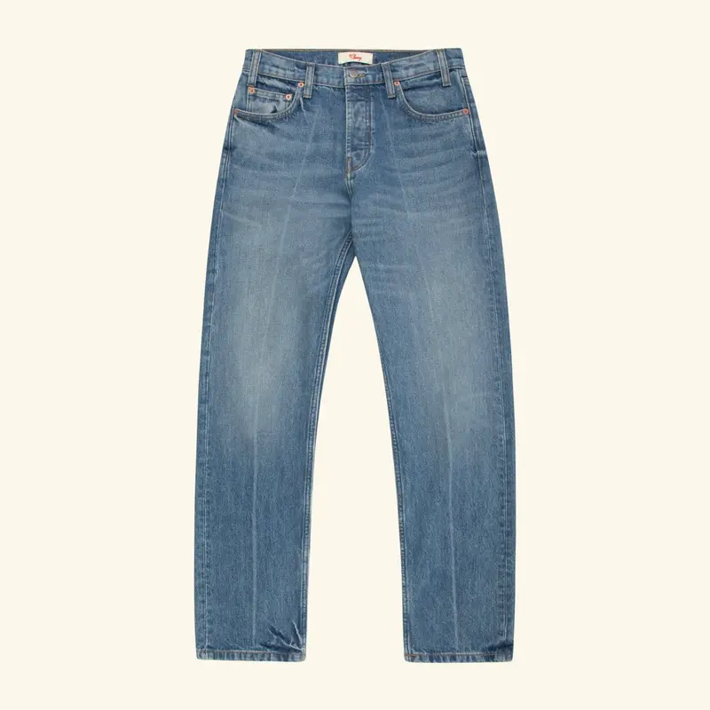 Straight Medium Cowboy Wash Jeans 1