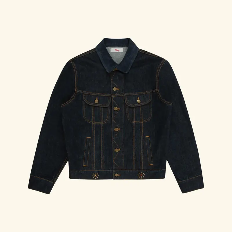 Studded Denim Trucker Jacket 1