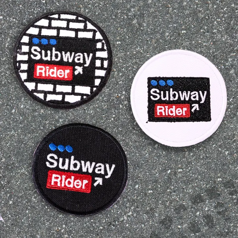 Subway Rider Circle Patch 1