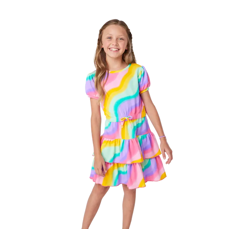 Summer’S™ Rainbow Swirl Dress For Girls (Girl Of The Year™ 2025) 1