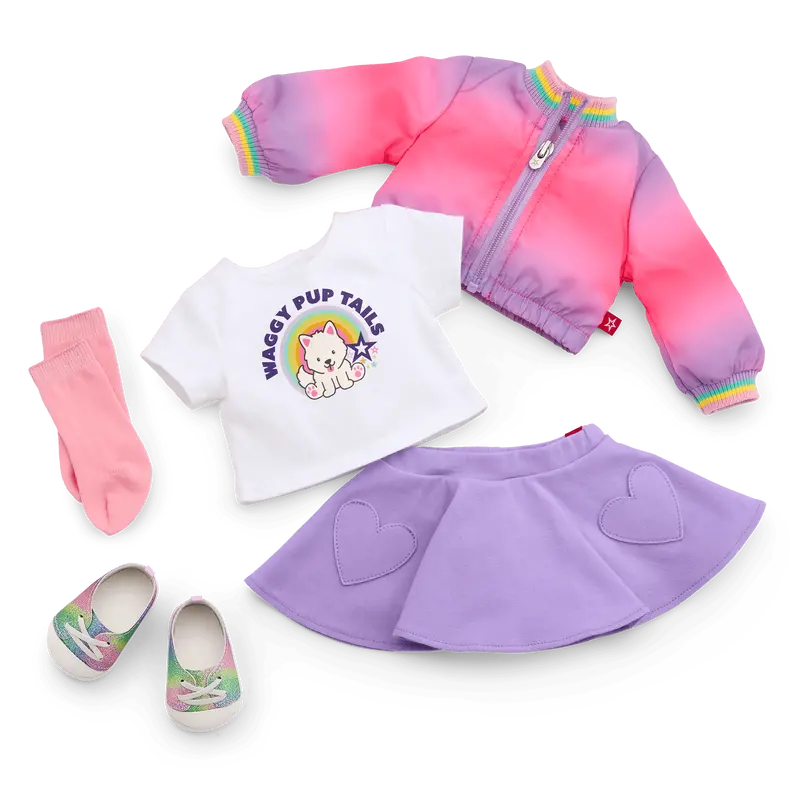 Summer’S™ Waggy Pup Tails™ Outfit For 18-Inch Dolls (Girl Of The Year™ 2025) 1