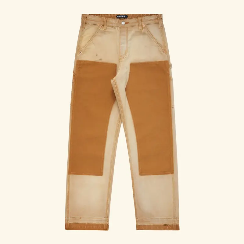 Sun-Faded Painter Pants (Tan) 1